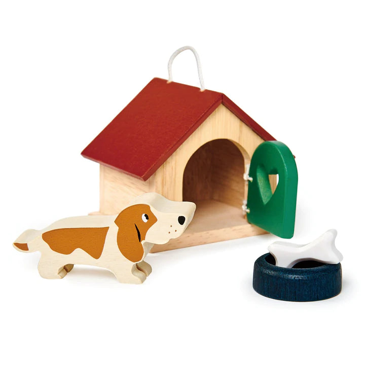 Wooden Pet Dog Play Set